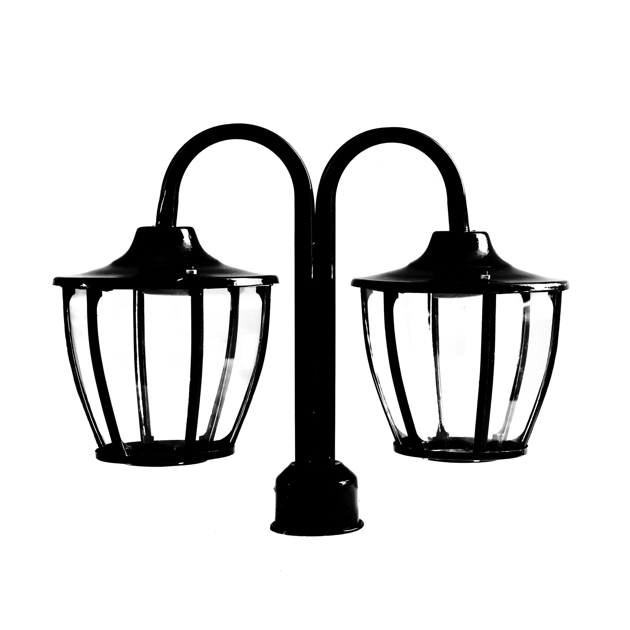 Dc Post Light Twin Head Post Light P-2SC - Dakolight